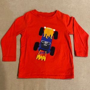 Boys Race Car Long Sleeve T-shirt